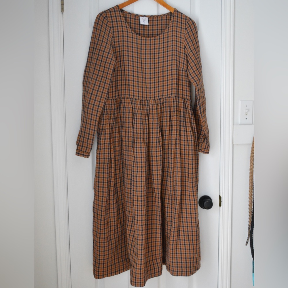 Son de Flor Linen Smock Dress